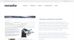 Desktop Screenshot of novosite.nl